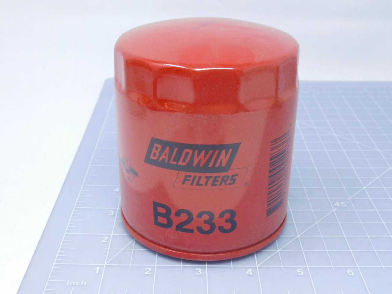 BALDWIN FILTERS B233 Oil Filter,Spin-On,Full-Flow